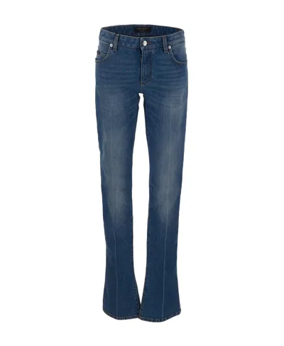 Dolce & Gabbana Mid-rise Flared Jeans In Blue