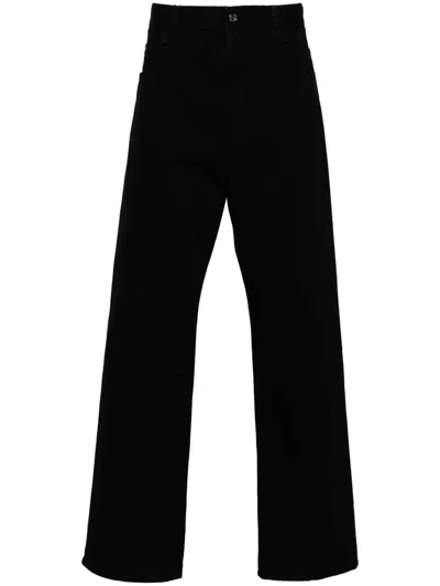 Dolce & Gabbana Mid-rise Straight-leg Jeans In Black