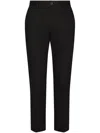 Dolce & Gabbana Logo Plaque Straight-legged Jeans In Black