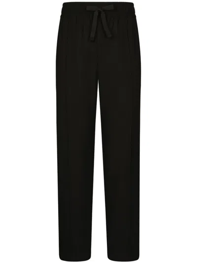 DOLCE & GABBANA WOOL TRACK PANTS