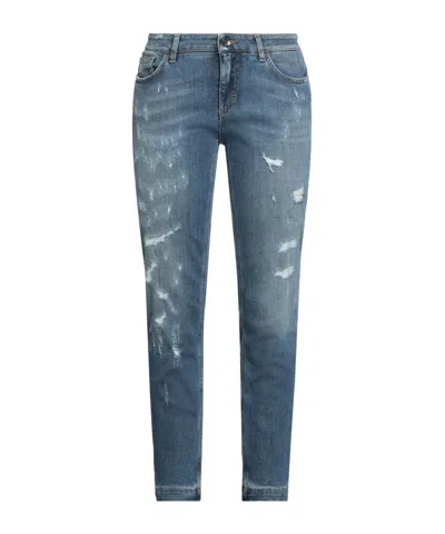 Dolce & Gabbana Mid-blue Slim-fit Jeans