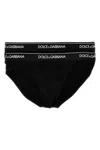 Dolce & Gabbana 'midi Brief' 2-pack Briefs In Black