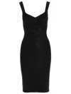Dolce & Gabbana Midi Corsetry Powernet Lace Dress