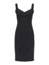 Dolce & Gabbana Dolce And Gabbana Black Lace Bustier Dress In Black