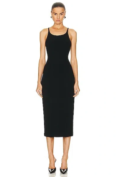 Pre-owned Dolce & Gabbana Midi Dress In Black