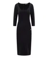 Dolce & Gabbana Midi Dress In Black