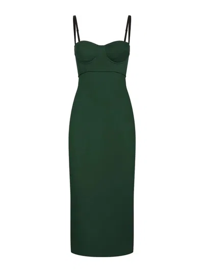 Dolce & Gabbana Midi Dress In Green