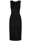 Dolce & Gabbana Sleeveless Scoop Neck Jersey Midi Dress