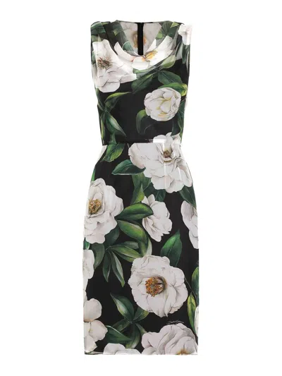 DOLCE & GABBANA VESTIDO MIDI - MULTICOLOR