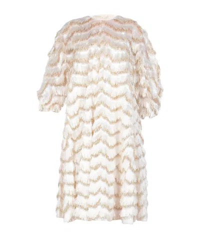 Dolce & Gabbana Midi Dress In White