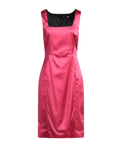 Dolce & Gabbana Midi Dresses In Rose Red
