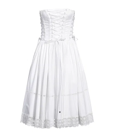 Dolce & Gabbana Midi Dresses In White
