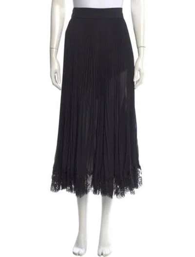 Pre-owned Dolce & Gabbana Midi Length Skirt In Black