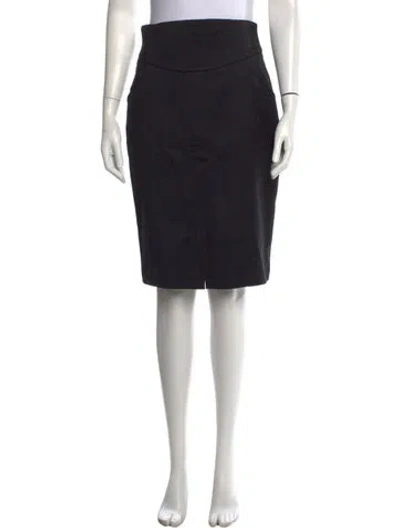 Pre-owned Dolce & Gabbana Midi Length Skirt In Black
