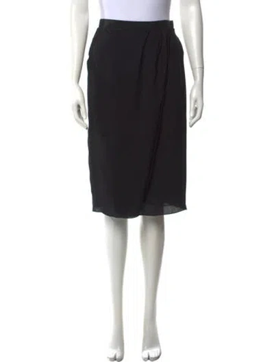 Pre-owned Dolce & Gabbana Midi Length Skirt In Black