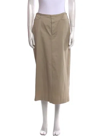 Pre-owned Dolce & Gabbana Midi Length Skirt In Neutral