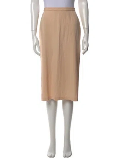 Pre-owned Dolce & Gabbana Midi Length Skirt In Neutral
