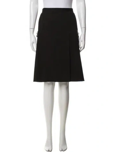 Pre-owned Dolce & Gabbana Midi Length Skirt W/ Tags In Black