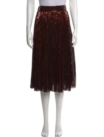 Pre-owned Dolce & Gabbana Midi Length Skirt W/ Tags In Brown