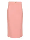 Dolce & Gabbana Midi Pencil Skirt In Pink