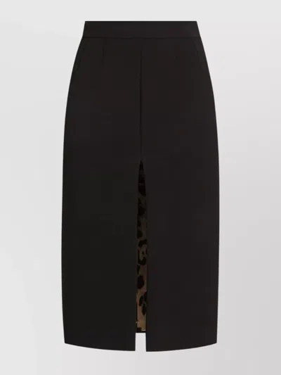 DOLCE & GABBANA MIDI PENCIL SKIRT BACK SLIT