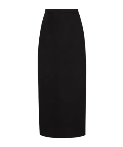 Dolce & Gabbana Dolce  Gabbana Midi Pencil Skirt In Black