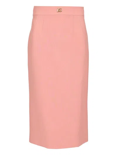 Dolce & Gabbana Midi Pencil Skirt Skirts Rose In Pink