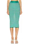 Dolce & Gabbana Midi Skirt In Green