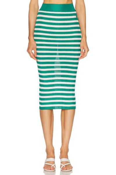 Dolce & Gabbana Midi Skirt In Green