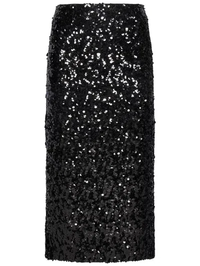 Dolce & Gabbana Midi Skirt In Black