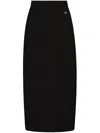 Dolce & Gabbana Midi Skirt In Black