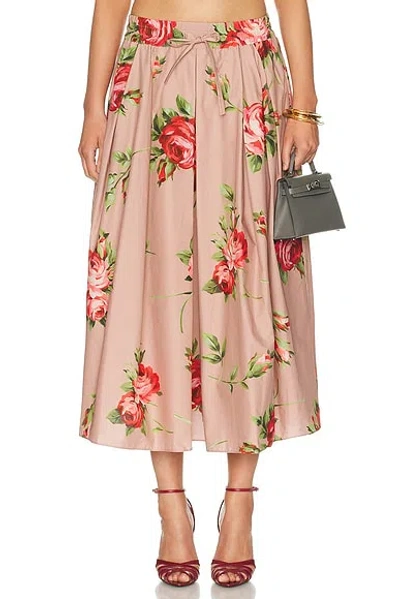Dolce & Gabbana Midi Skirt In Multi