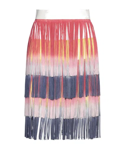 Dolce & Gabbana Midi Skirt In Pink