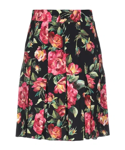 Dolce & Gabbana Midi Skirts In Black