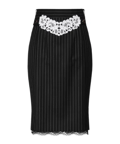 Dolce & Gabbana Midi Skirts In Black