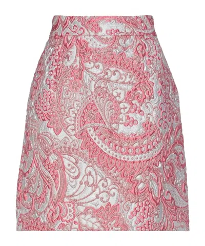 Dolce & Gabbana Midi Skirts In Pink