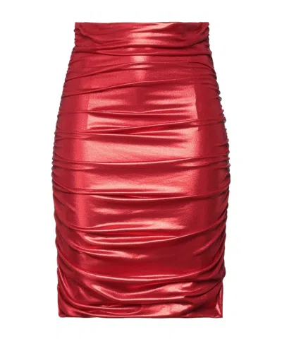 Dolce & Gabbana Midi Skirts In Red