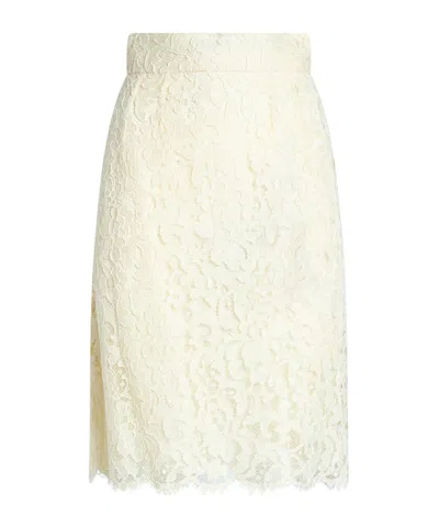 Dolce & Gabbana Midi Skirts In Neutral