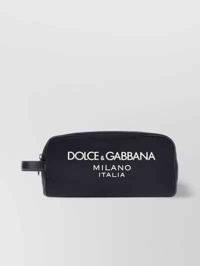 Dolce & Gabbana Midnight Blue Nylon Blend Beauty Case