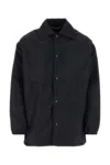 Dolce & Gabbana Midnight Blue Nylon Jacket In Black