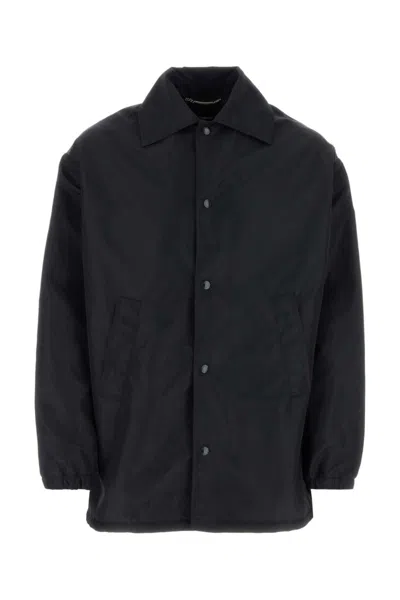 DOLCE & GABBANA MIDNIGHT BLUE NYLON JACKET