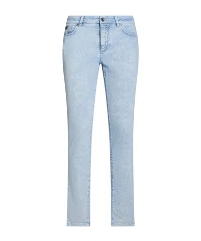Dolce & Gabbana Mid-rise Blue Slim-fit Jeans