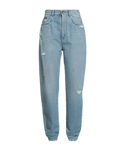 Dolce & Gabbana Mid-rise Jeans In Blue