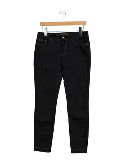 Pre-owned Dolce & Gabbana Mid-rise Skinny Leg Jeans In Blue