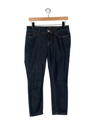 Pre-owned Dolce & Gabbana Mid-rise Skinny Leg Jeans In Blue