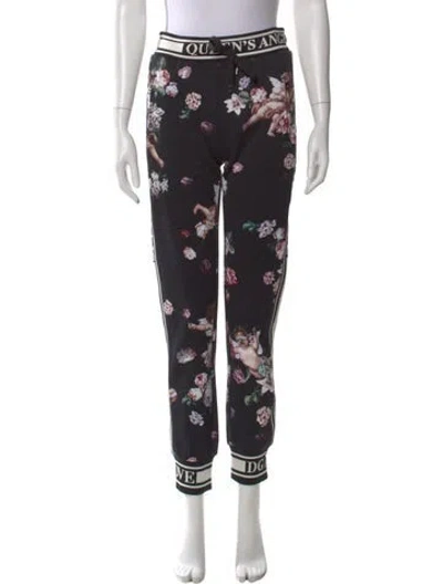Pre-owned Dolce & Gabbana Mid-rise Straight Leg Jeans In Black