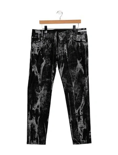 Pre-owned Dolce & Gabbana Mid-rise Straight Leg Jeans W/ Tags In Multi