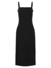 Dolce & Gabbana Milan Stitch Dress Skirts Black In Black