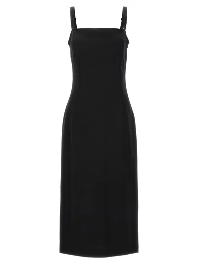 Dolce & Gabbana Women Black Milan Stitch Dress, Xxl Luxury Dresses For Women Darveys