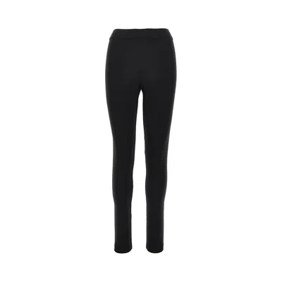 Dolce & Gabbana Milan Stitch Jersey Pants In Black